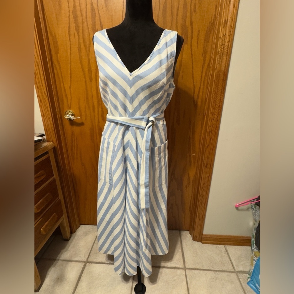 Kate Spade Deck Stripe Midi Dress size 12 - Picture 4 of 16